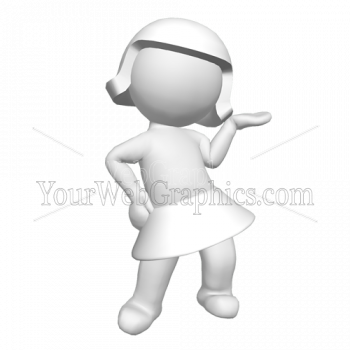 illustration - 3d-women-pointing-02-png